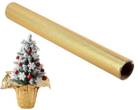 Rotolo di pellicola per vasi di fiori, rotolo da 9,1 m, per Natale, compleanno, matrimonio, spedizione, imballaggio, artigianato, laurea, matrimonio