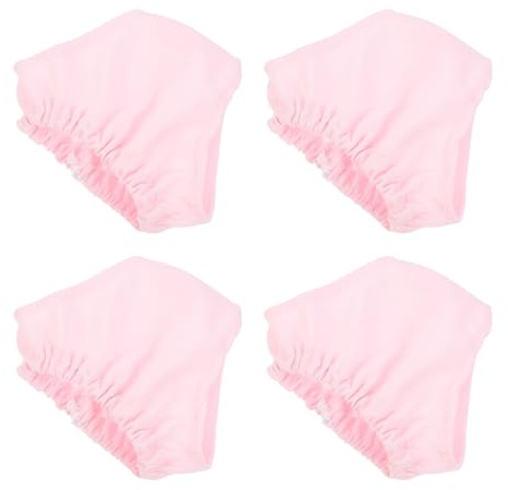 Veemoon Lot de 4 Culottes pour Poupée 18 Pouces Mini sous-vêtements en Tissu Rose Accessoires de Poupée pour Jeu D’Habillage et Maison Vêtements pour Garçon et Filles
