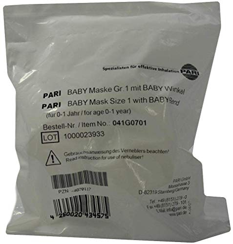 PARI Baby Maske Gr.1 mit Baby Winkel 1 St