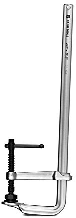 Capri Tools 20-Inch Heavy Duty All Steel Bar Clamp, 5-1/2-Inch Throat Depth, 2,645 lb Clamping Force