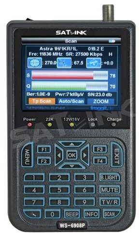 Satlink WS-6908P - Medidor de satélite profesional
