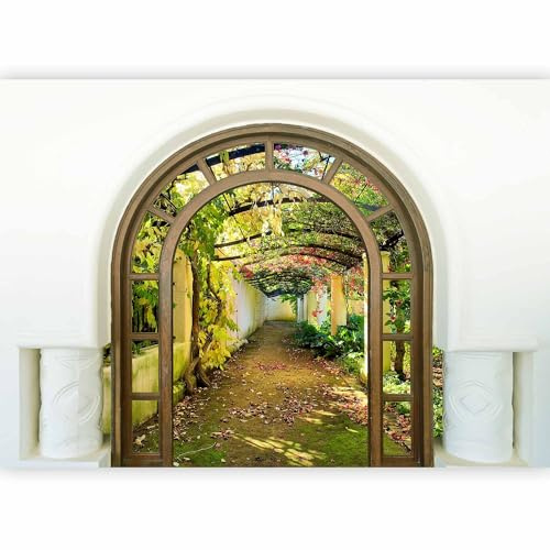 murando - Carta da Parati Adesiva Muro per Soggiorno, Natura, 196x140 cm | Fotomurali Adesivi per Mobili, Stickers Murales, Decorazione da Muro XXL, Carte da Parati Moderne, Paesaggio