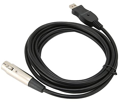 Audiokabel, USB2.0 USB zu XLR Adapterkabel für Geräte mit männlichem XLR Ausgang für Mikrofone Gitarren