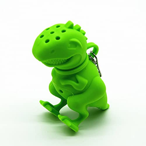 WSLWJH Cute Dinosaur Shaped Tea Infuser Reusable Silicone Tea Strainer Coffee Herb Filter Home Loose Leaf Diffuser