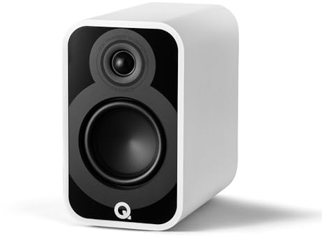 Q Acoustics 5010 - Pareja de Altavoces compactos de estantería (Blanco Satinado)