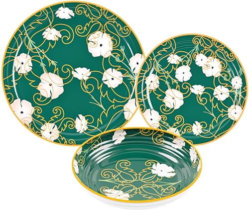 Guzzini Servizio piatti giornaliero 18 pezzi, per 6 persone in melamina (FUSION)