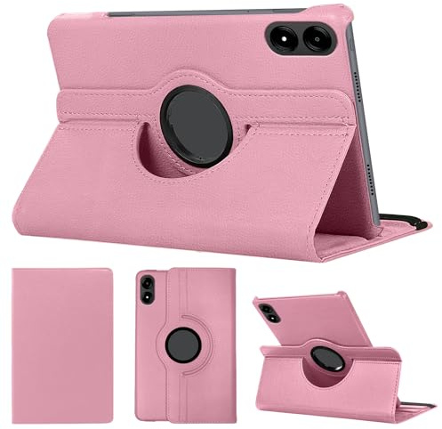 SWEIMEN Hülle Kompatibel mit Xiaomi Redmi Pad Pro 12.1 Zoll Tablette, PU Lederhülle 360° Drehbar Multi-Winkel Schutz Ständer Schutzhülle