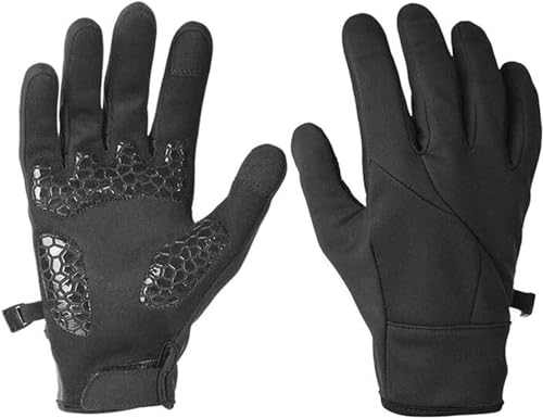 Radsporthandschuhe Fahrradhandschuhe Handschuhe Für Herren, Winter, Warme Handschuhe, Touchscreen-Handschuhe, Fahrradhandschuhe Für Kaltes Wetter Radhandschuhe Sporthandschuhe(Color:Svart,Size:S)