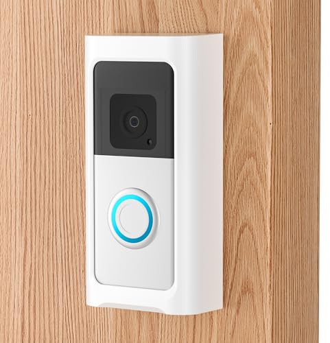 Self-adhesive Video Doorbell Mount, No Drilling, Compatible with Ring, Apartment Door Mount for Battery Doorbell (2024), Battery Doorbell Plus/Pro, Video Doorbell 4/3/3 Plus/2020
