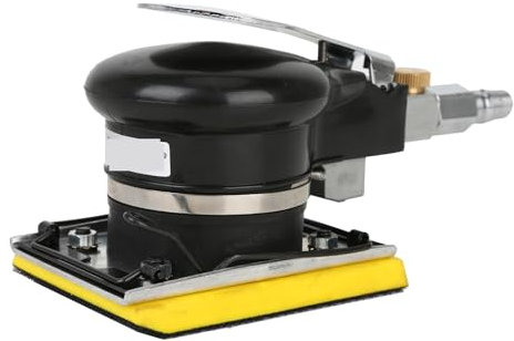 Lijadora rectangular neumática Orbital de 3 x 4 pulgadas, lijadora de aire cuadrada, amoladora, pulidora, herramienta de lijado para granito, mármol y hormigón