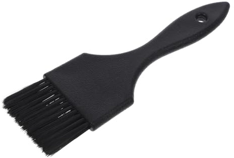 Brosse de Coloration Capillaire Professionnelle, Manche Abs Noir, Nylon | Outil Coiffure Diy, Prise en Main Facile, Nettoyage Simple, Poils Antiadhérents pour Application Uniforme