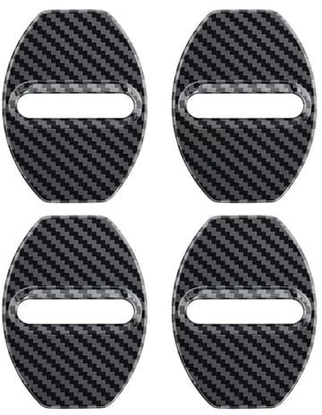 QGQFDEYUNB Poignée de porte extérieure Lot De 4 Protections De Verrouillage De Porte De Voiture En Fibre De Carbone Anticorrosion Pour Jeep Pour Grand Pour Cherokee 2011-2021