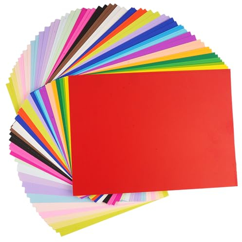 EXIN DEHCEN 60 Blatt Tonpapier A4 Bunt in 30 Farben 230 g/m² Tonkarton Bunt
