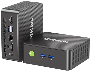 GMKtec G3 Pro Mini PC, 3 años de Asistencia, con Intel i3-10110U (hasta 4,1 GHz, Superior al 4300U/3250U), Mini Ordenador con 8 GB DDR4 RAM, 256 GB SSD, 3× USB 3.2, WiFi 6, BT 5.2, 2× HDMI, 2.5G LAN