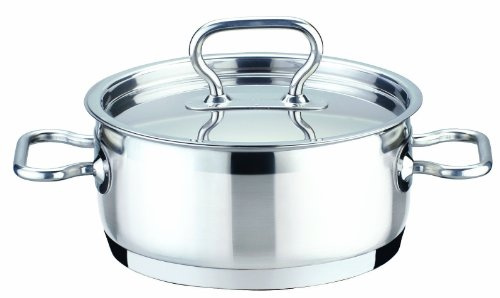 Tescoma 774218 Casseruola con Coperchio, Acciaio inox 18 cm, 2 l