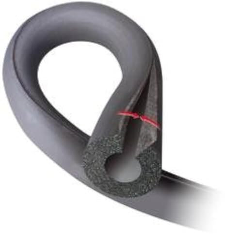 Quality 9mm Wall 15mm Bore 2 Metre Length Slit Self-Seal K-Flex Pipe Insulation/Lagging/cladding