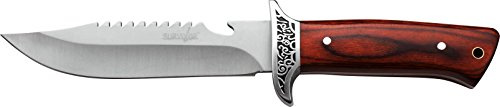 Survivor utomhuskniv, total längd cm: 27,31, brunt trähandtag, SUVI-1240