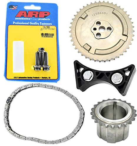Michigan Motorsports LS Timing Chain Set with Cam Sprocket, ARP Cam Bolts, Crank Gear, Timing Chain, and Dampner | Fits GM LS Engines | 4.8 5.3 5.7 6.0 LS1 LS2 LS3 LS6 L99 LS4 LS9 LSA LQ4