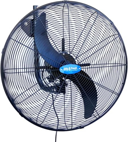Drip&Fresh - Ventilador 2 Palas 24 C/Soporte Pared IP55 200W