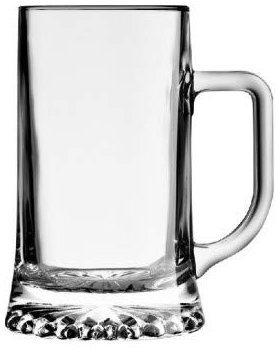 Jarra Cerveza Maxim 28cl – Set 12 Unidades – Vidrio Resistente – Apta para Lavavajillas y Microondas