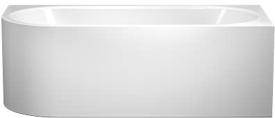 Kaldewei Badewanne Meisterstück Centro Duo 1 links Modell 1136-4040 180 x 80 x 46 cm, alpinweiß mit Perl-Effekt, Eckeinbau links
