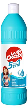 Lacroix – Bleichmittel 5 in 1 Precise Gel – Desinfektionsmittel zur Pflege des Abflusses – praktisch zu verwenden – Flasche mit 750 ml