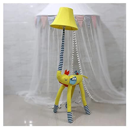XIEAE Lámpara de pie de Tela Hecha a Mano, Bonita lámpara de pie de Elefante de Nariz Larga para Interiores, lámpara de Almacenamiento Moderna de 51,1 Pulgadas, Juguete para niños, Sala de Estar