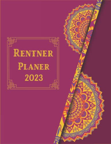 Rentner Planer 2023: Schicker Rentner Terminkalender und Rentnerkalender 2023 , Terminplaner Große Schrift, Wochenansicht , Rentnergeschenke Lustig