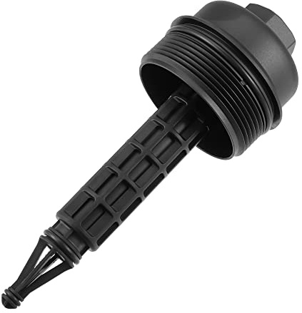 X AUTOHAUX Engine Oil Filter Housing Cover Cap 11427787696 for BMW E46 320d 2001-2005 for BMW X3 E83 2.0d 2004-2007