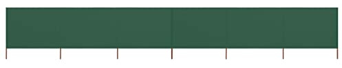 Higsose Brise-vent pliable en 6 pièces - 800 x 120 cm - Pour la plage - En tissu non tissé de qualité supérieure et durable - Brise-vue - Pour jardin, plein air, camping, parc - Pour protéger contre