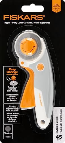 Fiskars® Easy Change Trigger Rollschneider (45 mm) weiß