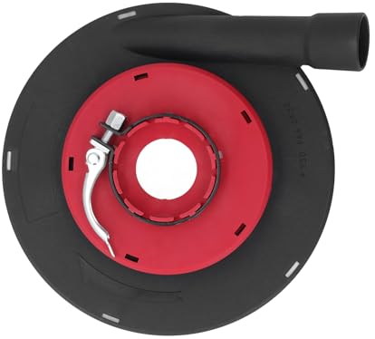 Fockety Flachschleifstaubschutz, 9-Zoll-Winkelschleifer-Staubschutz 230 Mm Diamant-Schleiftopf Flachschleifhaube, Effiziente Filtration