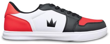 Brunswick Fanatic Mens Bowling Shoes (Black/Red, US Footwear Size System, Adult, Men, Numeric, Medium, 10.5)