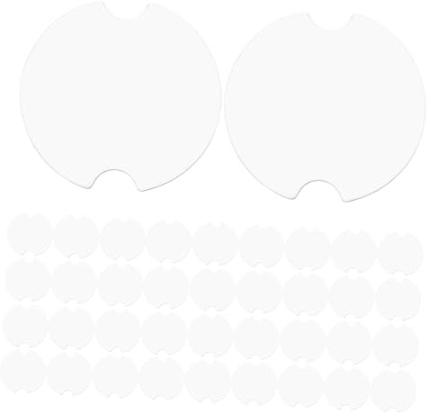 GALPADA Support D'Affichage Rond En Plastique Transparent Pour Bagues Et Bijoux 100 Pièces Présentoir Léger Et Réutilisable Pour Salon Exposition Et Stockage