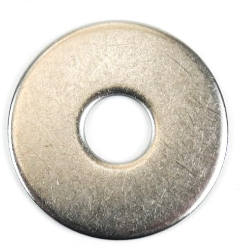 Rondelle di Carrozzeria Inox A2 – Confezione da 25 – Rondelle grandi a largo diametro – Vari Ø interni ed esterni – Per fissaggi su metallo, legno e carrozzeria (10.5X35X1,5)