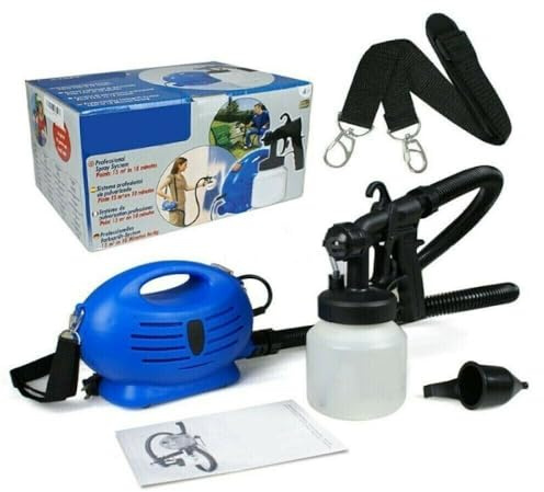 DISCORAMA® - PAINT ZOOM PISTOLA A SPRUZZO PROFESSIONALE PER VERNICIARE, SPRUZZATORE DI VERNICE AD ALTA PRESSIONE CON COMPRESSORE PORTATILE