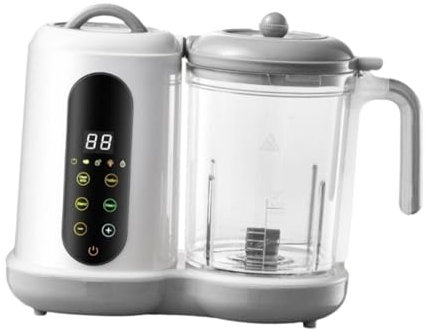 Luwecf Máquina para Hacer puré de, vaporera para bebés recién Nacidos, máquina para moler con cocción automática