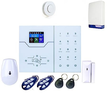 HA-VGW Wifi GSM Alarm System Wifi Security Home Burglar Alarm With App Push Alarm Notification
