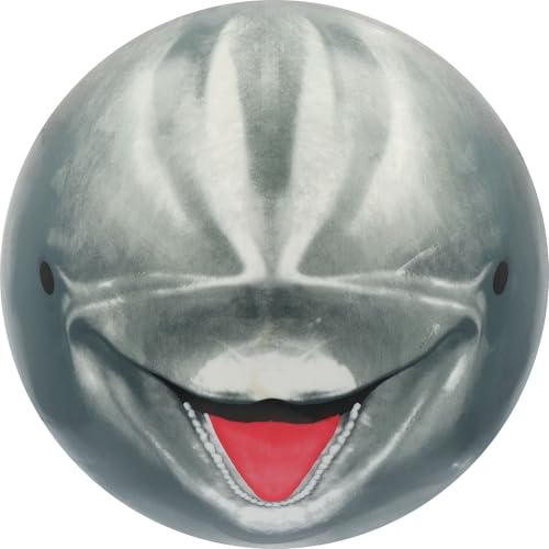 Sunflex® Diving Ball Delfin | Ball kann mit Wasser gefüllt Werden oder mit Luft | Wasserball | Land- & Tauchball | Durchmesser 23 cm | Beachball für Kinder ab 3 Jahren