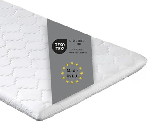 liebling Visco Topper 90x190cm, viscoelastischer Matratzentopper mit Memory Foam Effekt, Viscoschaum, Matratzenauflage 90x190, Made in EU, Oekotex 100