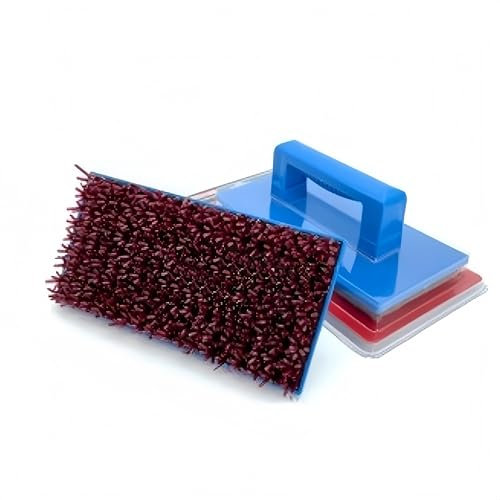 Brocha para paneles de yeso y acabado de techo, mejora del hogar, cepillo de textura de bricolaje, adecuado para herramientas de construcción de paredes (rectángulo duro M)