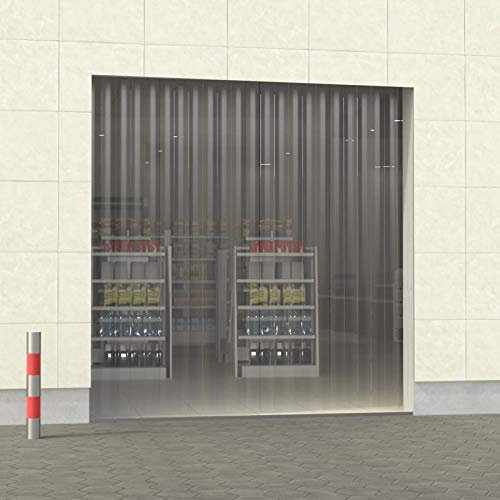 Snsowed Rotolo per Tenda a Strisce in PVC 3mm x 300mm 25 m,Arredo,Trattamenti per finestre,Tende e tendaggi-288282