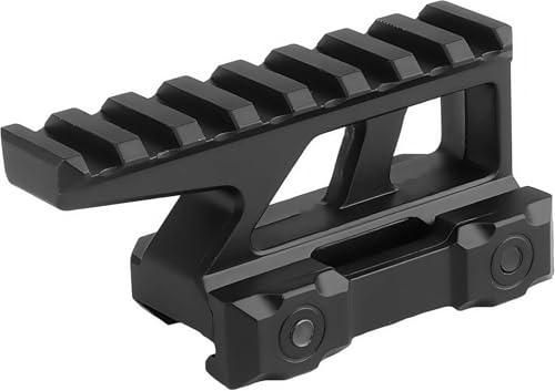 Gexgune Picatinny Riser Mount Red Dot Riser Mount, 1,5 Zoll High Riser Profile 8 Slot Rail Mount für Red Dots Sight, Zielfernrohre und Optiken, passend für 20-mm-Schiene
