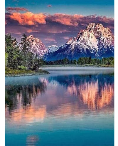 RICUVED 5D Diamond Painting Natur See Diamant Painting Bilder Diamond Art Erwachsene Full DIY Landschaft Diamant Kunst Malerei Stickerei Set Kreuzstich 30x40cm