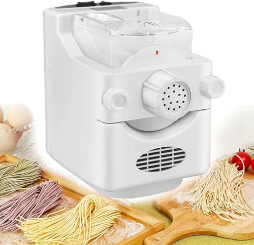 JMOUZHG Automatic Pasta Maker Machine,180W Pasta Machine Noodle Rolling Machine,for Spaghetti Fettuccine Lasagna Ribbon Noodles