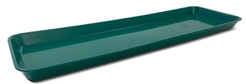 Oakland Gardens 61cm Medium Windowsill Watering Tray Pack of 2 – Durable Plastic Plant Pot Drip Trays & Saucers – Recycled Gravel Trays for Indoor & Outdoor Gardening & Seed Propagation