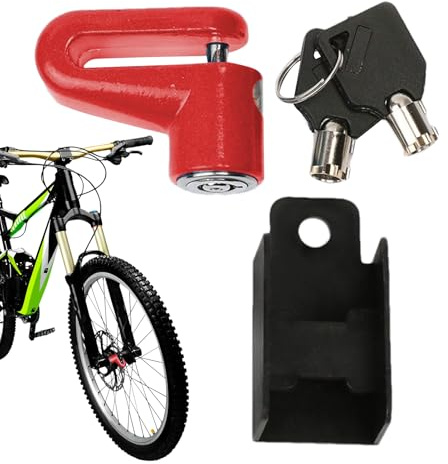 Antivol - Cadenas Disque Roue Métal Solide, Verrou Sécurité, Protection Antivol Scooter et Fiable, Accessoire Anti Vol Robuste Facile Utilisation | Vélo Petit Cyclomoteur