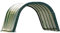 ShelterLogic Folien Weidezelt Zeltgarage Run-In-Shed | Grün | 610x370x250 cm