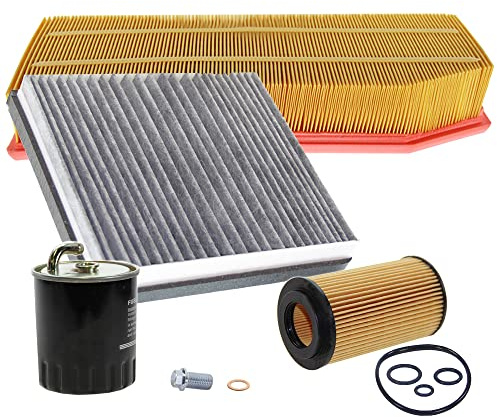 BESTPRICE ATP Inspektionspaket Filterset mit 1x Luftfilter, 1x Innenraumfilter