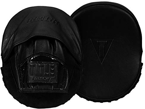 TITLE Boxing Black Punch Mitts 2.0, Black - Boxing Pads, Muay Thai Pads, Punching Mitts, Focus Mitts, Boxing Equipment, Punching Pads, MMA Equipment, Kickboxing